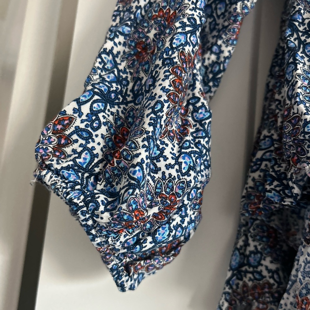 Patterned Off The Shoulder Blouse - image 4